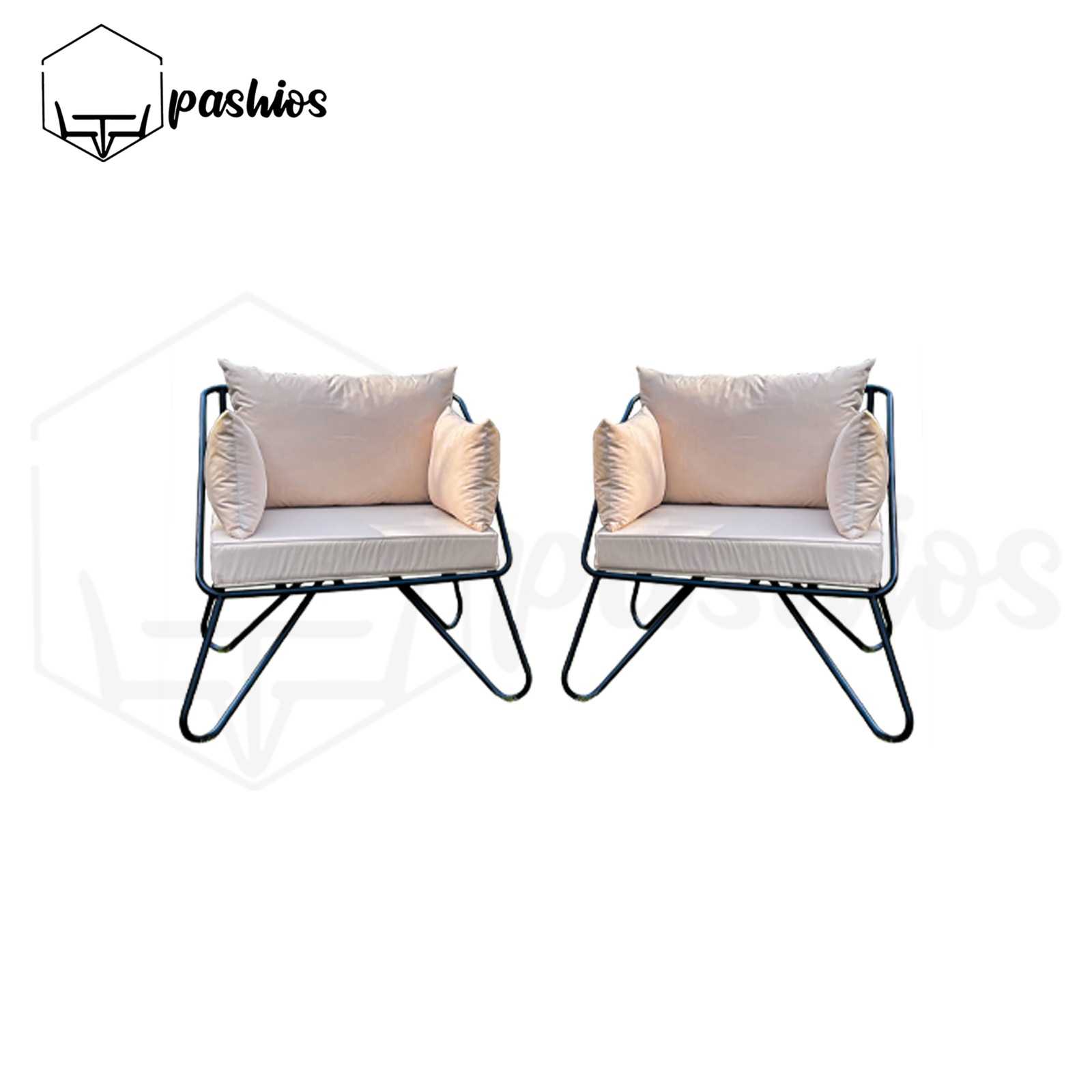 Etheral Patio Chairs with Cushions (Set of 2) image 0