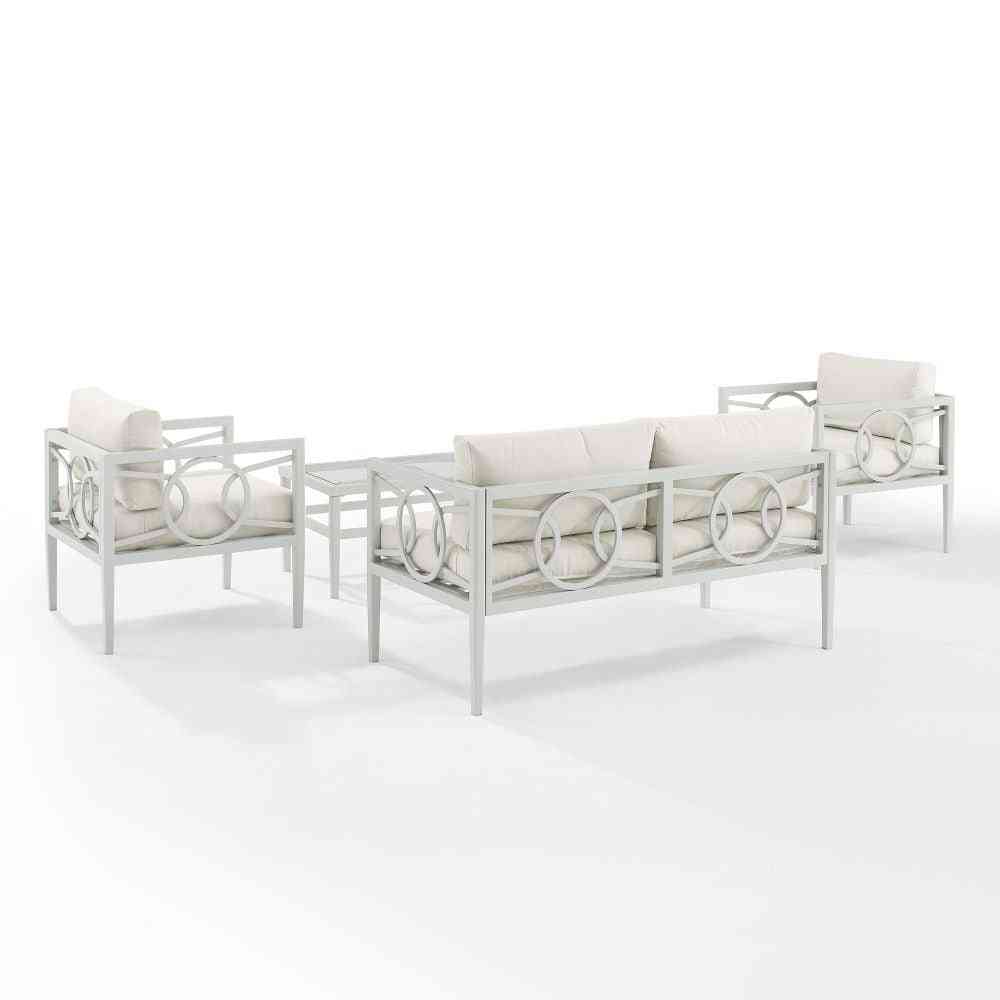 Ashford 4pc Outdoor Loveseat Patio Furniture Set image 7