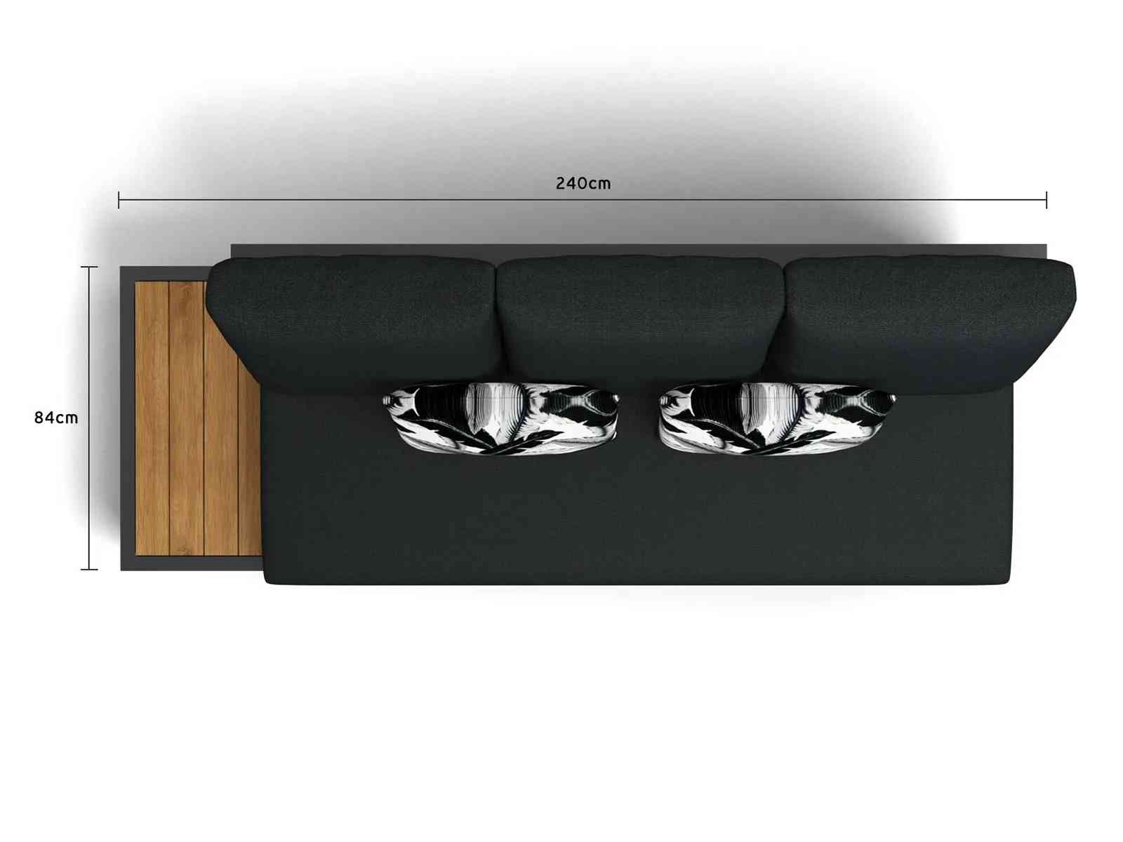 Aspen 6 Seater Outdoor Teak Platform Lounge Setting image 4