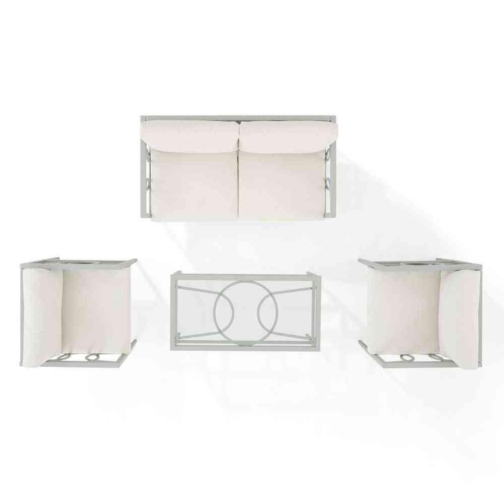 Ashford 4pc Outdoor Loveseat Patio Furniture Set image 8