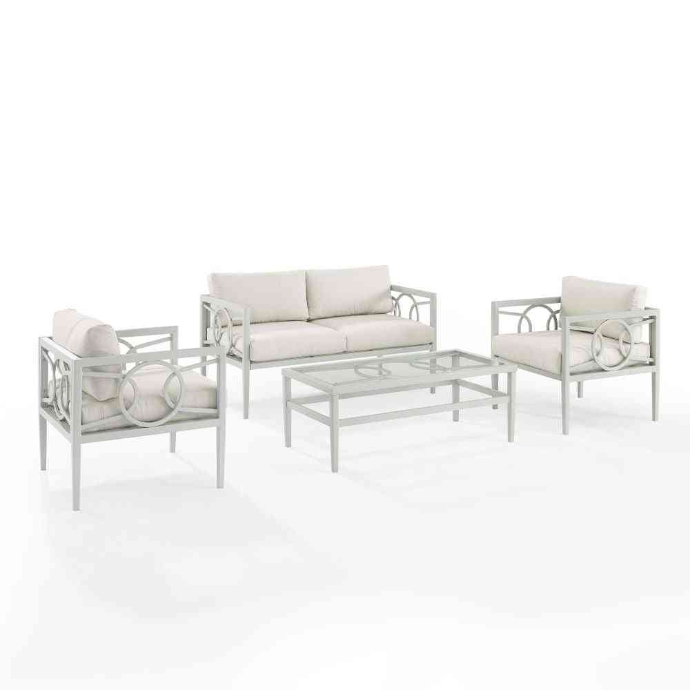 Ashford 4pc Outdoor Loveseat Patio Furniture Set image 4
