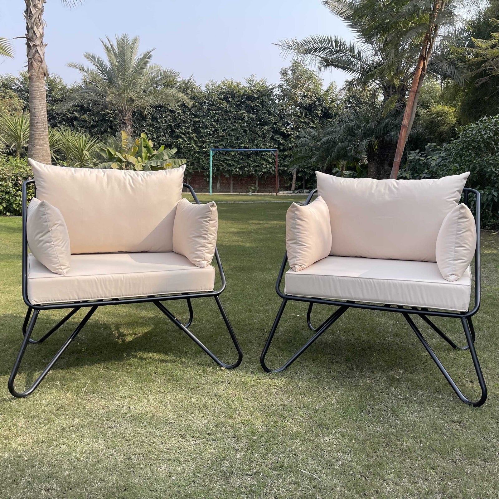 Etheral Patio Chairs with Cushions (Set of 2) image 1