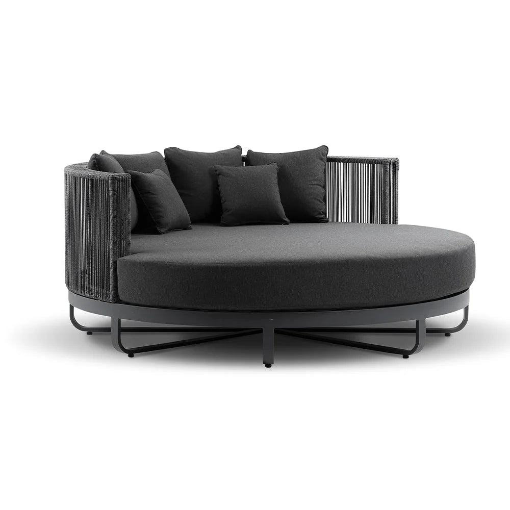 Solene Round Daybed with Artisan Rope Detailing