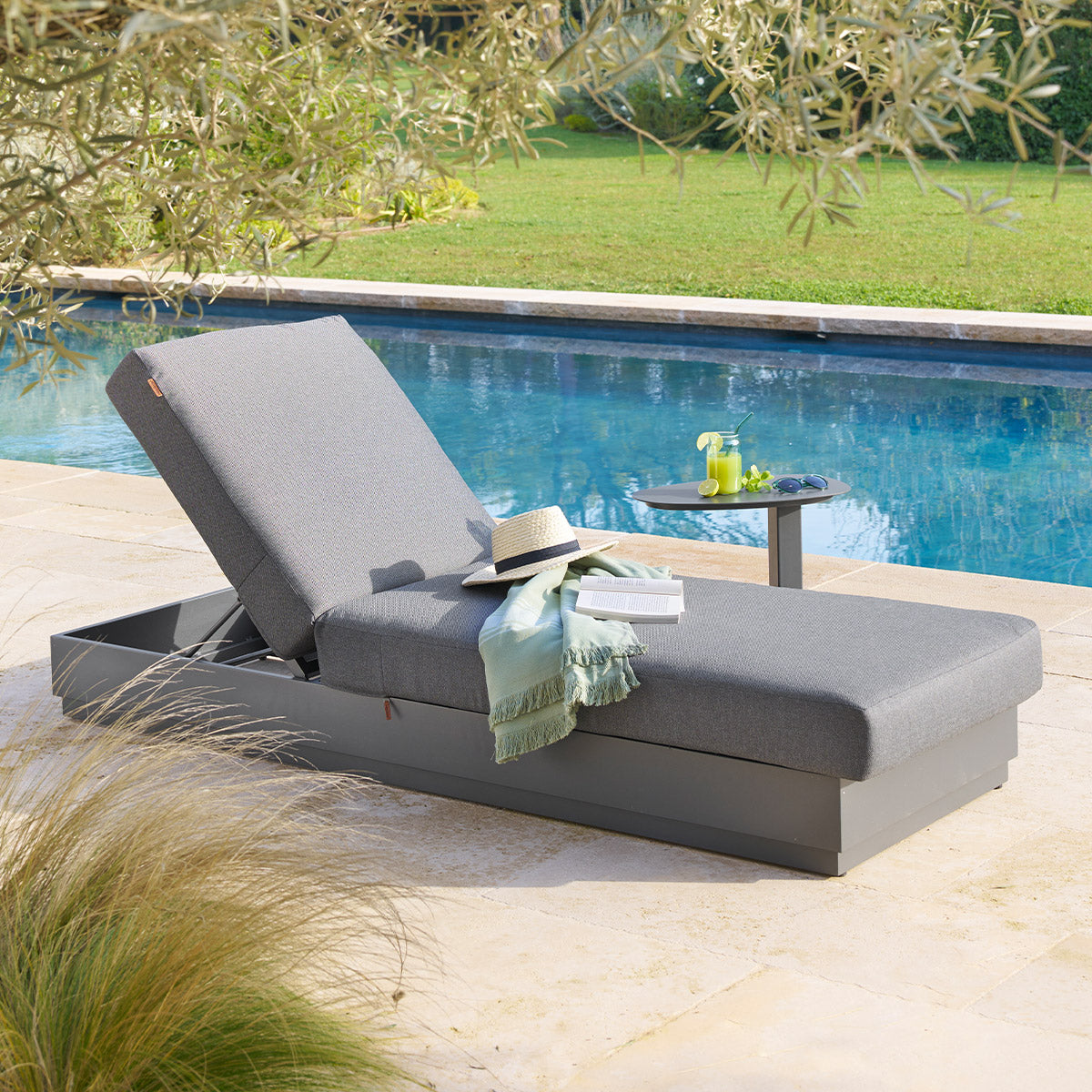 Pool bed ALLURE Graphite image 1