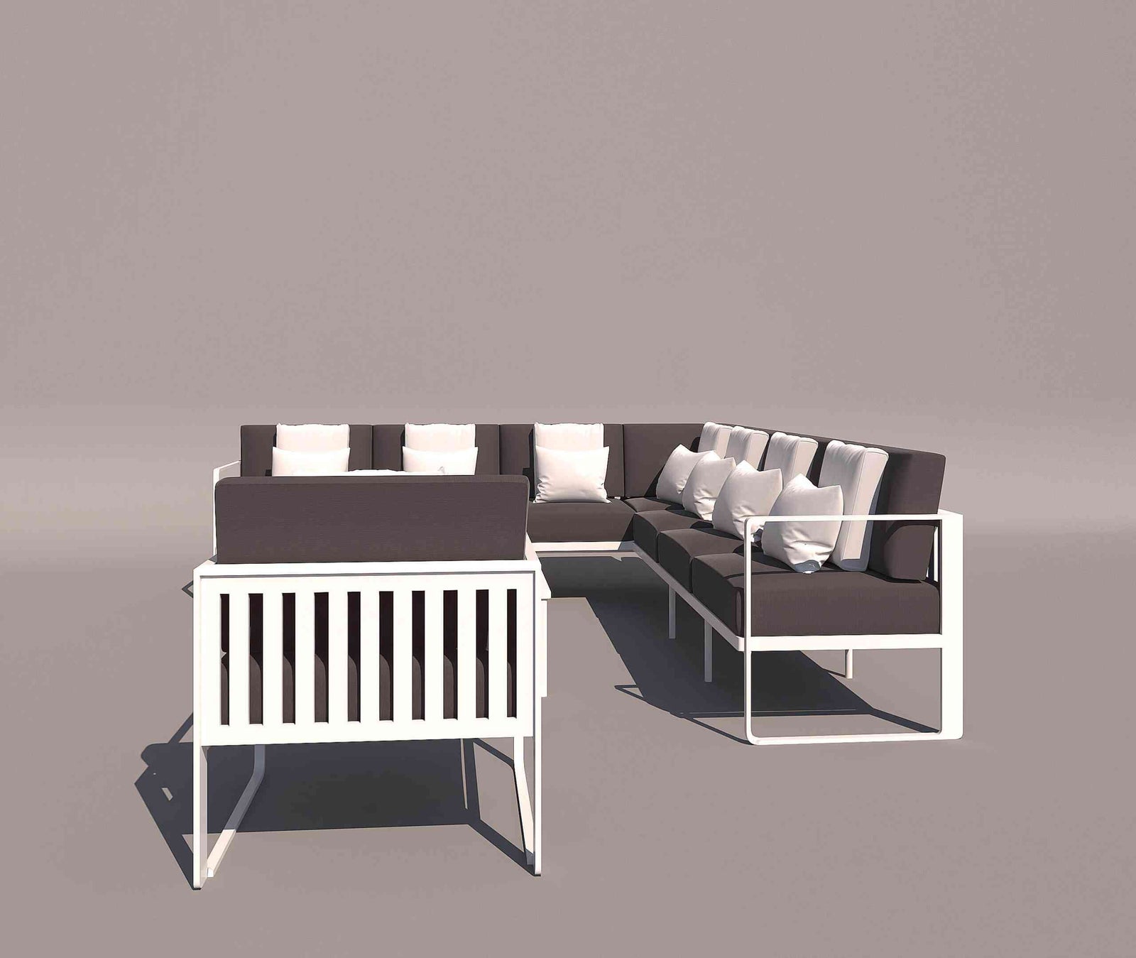 Luxe Outdoor Sofa Set image 4