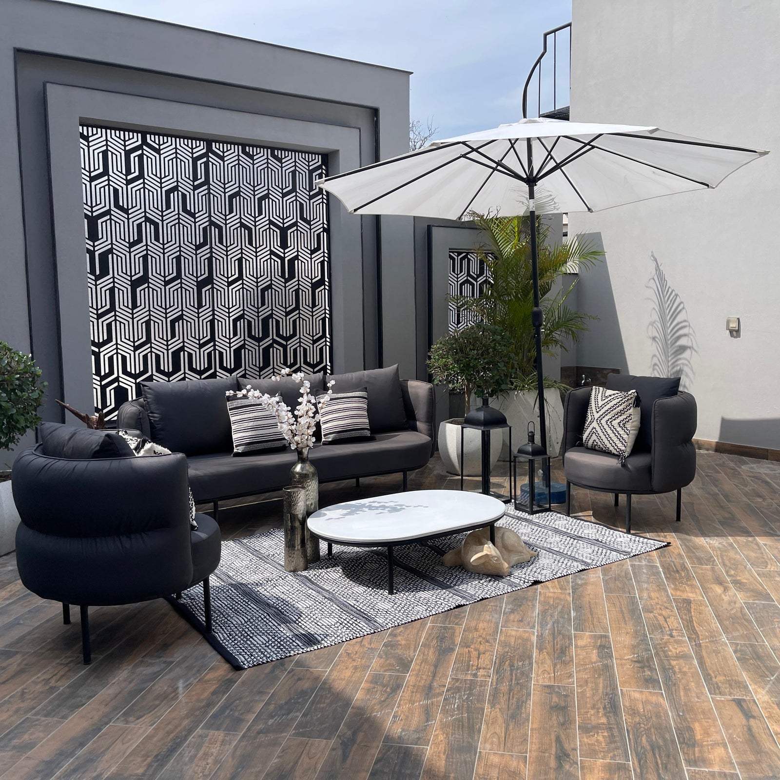 Milford 5-Seater Outdoor Sofa set