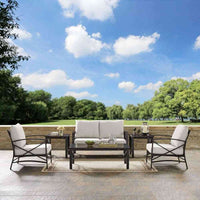 Kaplan 6pc Outdoor Loveseat Patio Furniture Set image 2