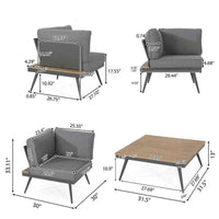 Nexus Sectional Sofa Suite - Brown image 8