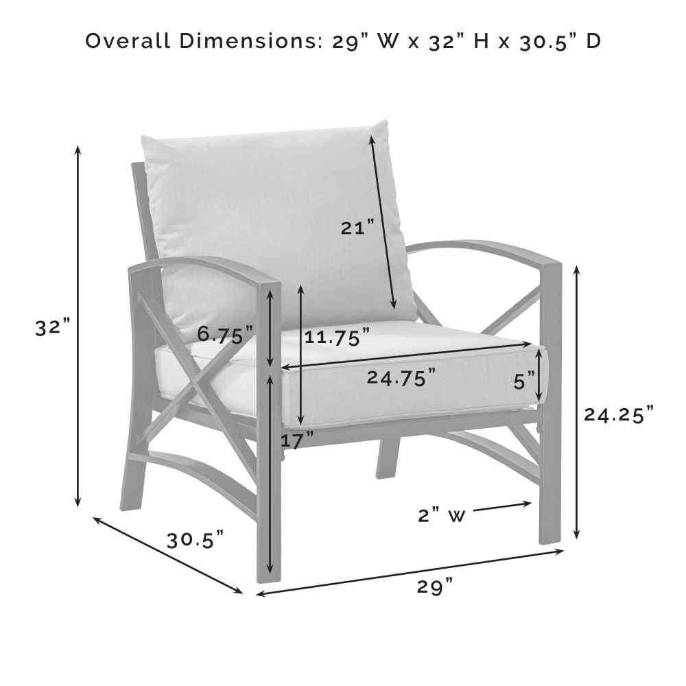 Kaplan 4pc Outdoor Metal Sofa Set image 11