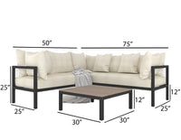 Beach Luxury Sectional Sofa Set image 4