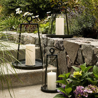 Easton Forged-Metal Outdoor Lantern-Pair image 0