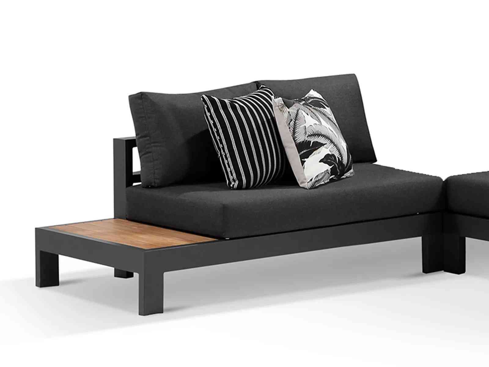 Aspen 4 Seater Outdoor Teak Platform Lounge Setting image 6
