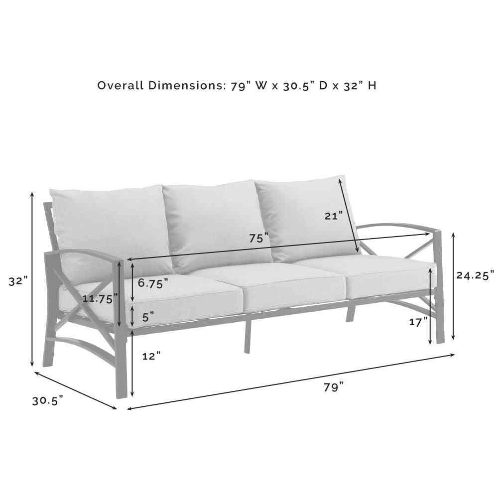 Kaplan 4pc Outdoor Sofa Patio Furniture Set image 11