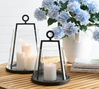 Easton Forged-Metal Outdoor Lantern-Pair image 6