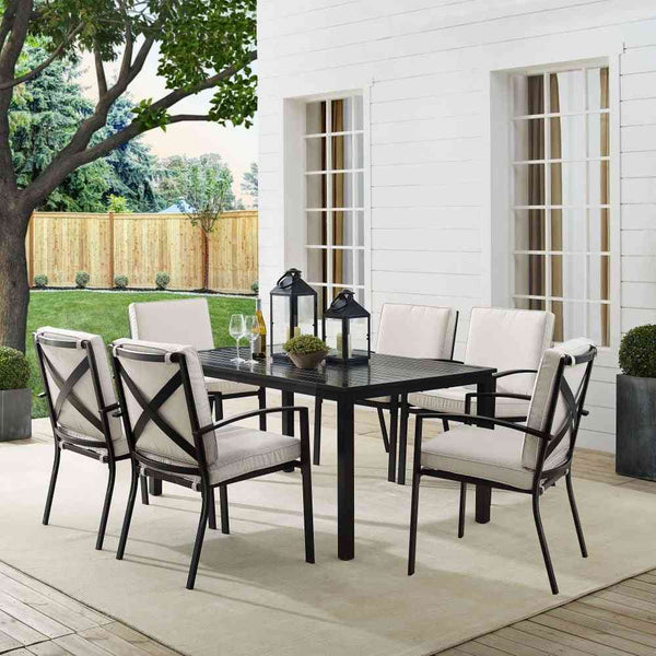 Kaplan 7pc Outdoor Dining Set
