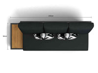 Aspen 6 Seater Outdoor Teak Platform Lounge Setting image 4