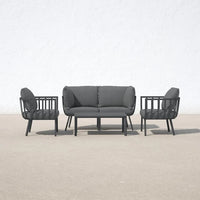 Atlas Patio 4 Seater Sofa - Grey image 0