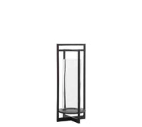Brooks Cross Bar Metal Outdoor Lantern- Pair image 6