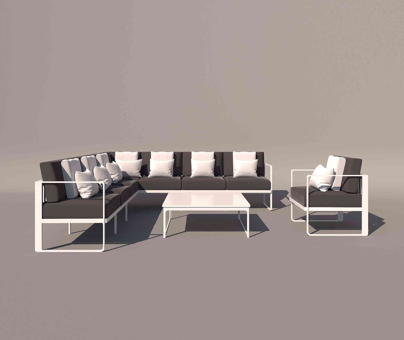 Luxe Outdoor Sofa Set image 2