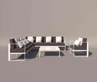 Luxe Outdoor Sofa Set image 2