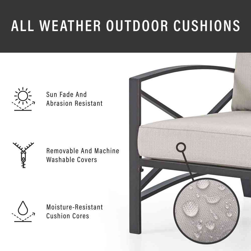 Kaplan 4pc Outdoor Sofa Patio Furniture Set image 3