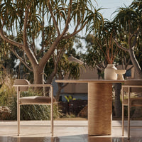 Porto Metal Dining Chair image 2