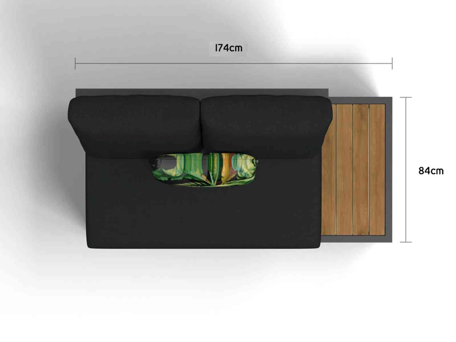 Aspen 6 Seater Outdoor Teak Platform Lounge Setting image 5