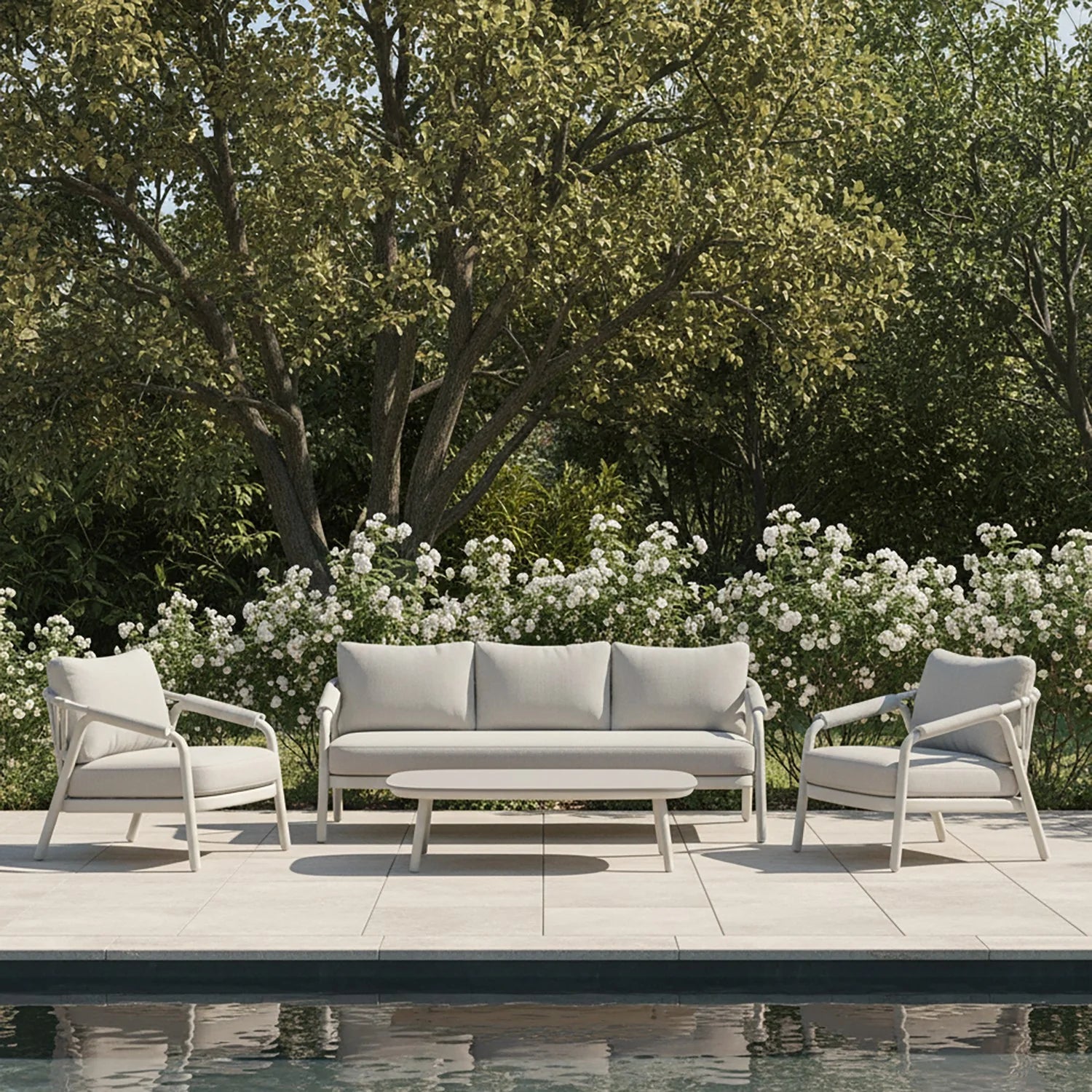 Aster 5-Seater Outdoor Lounge Set with Coffee Table