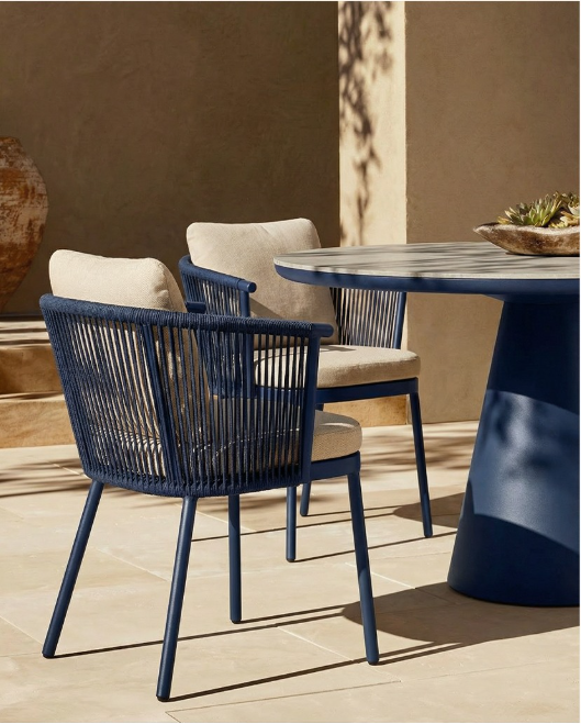 Marbella Round Dining Set, 4-Seater