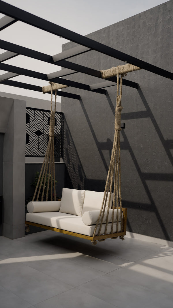 Rustic Hanging Swing image 0
