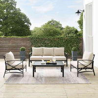 Kaplan 4pc Outdoor Sofa Patio Furniture Set image 2