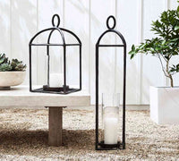 Fallon Forged-Iron Outdoor Lantern- Pair image 9