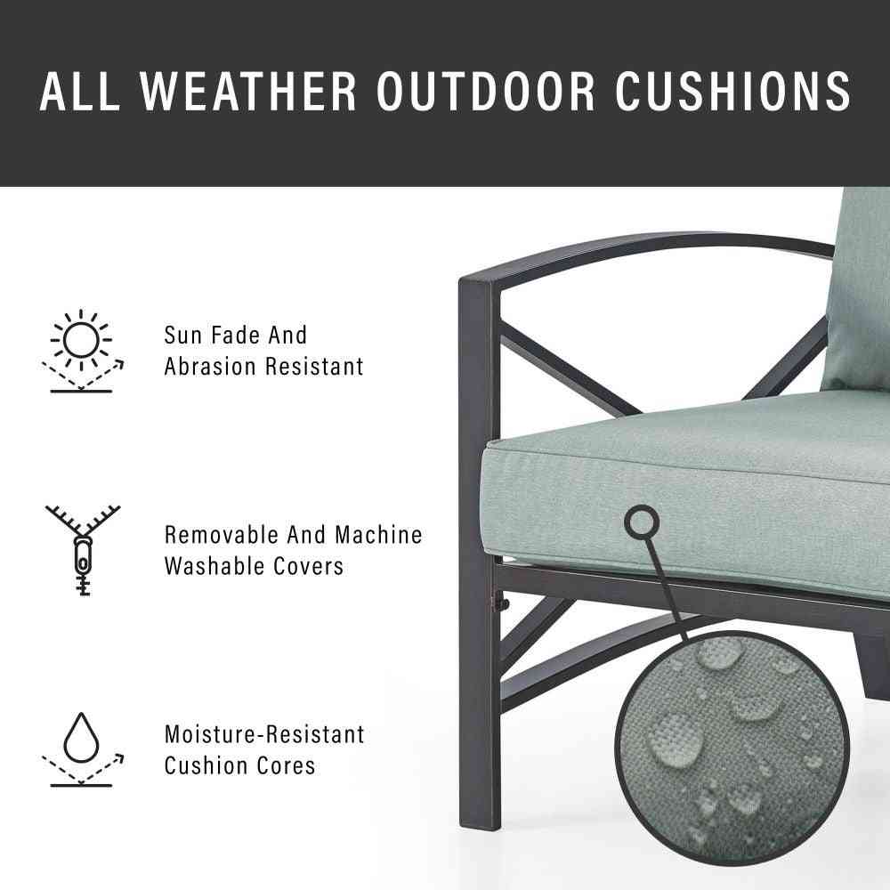 Kaplan 4pc Outdoor Metal Sofa Set image 3