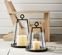 Easton Forged-Metal Outdoor Lantern-Pair image 8