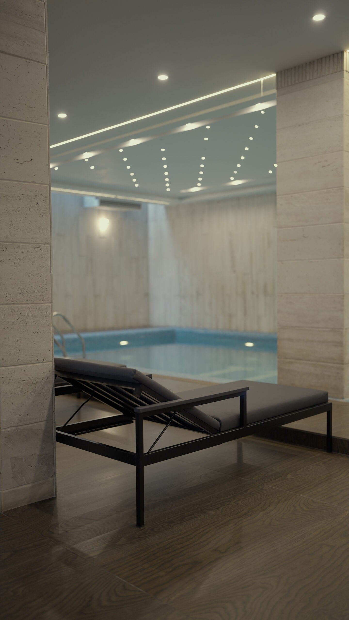 Contemporary Beach Lounger image 3