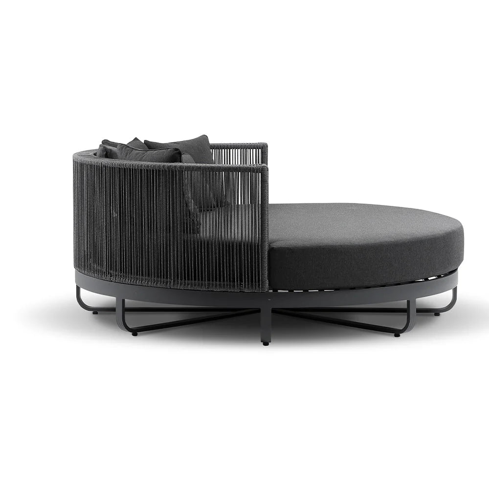 Solene Round Daybed with Artisan Rope Detailing