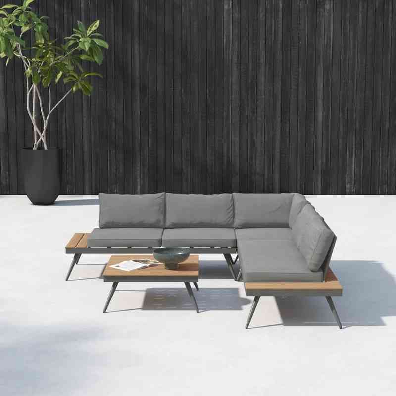 Nexus Sectional Sofa Suite - Brown image 1