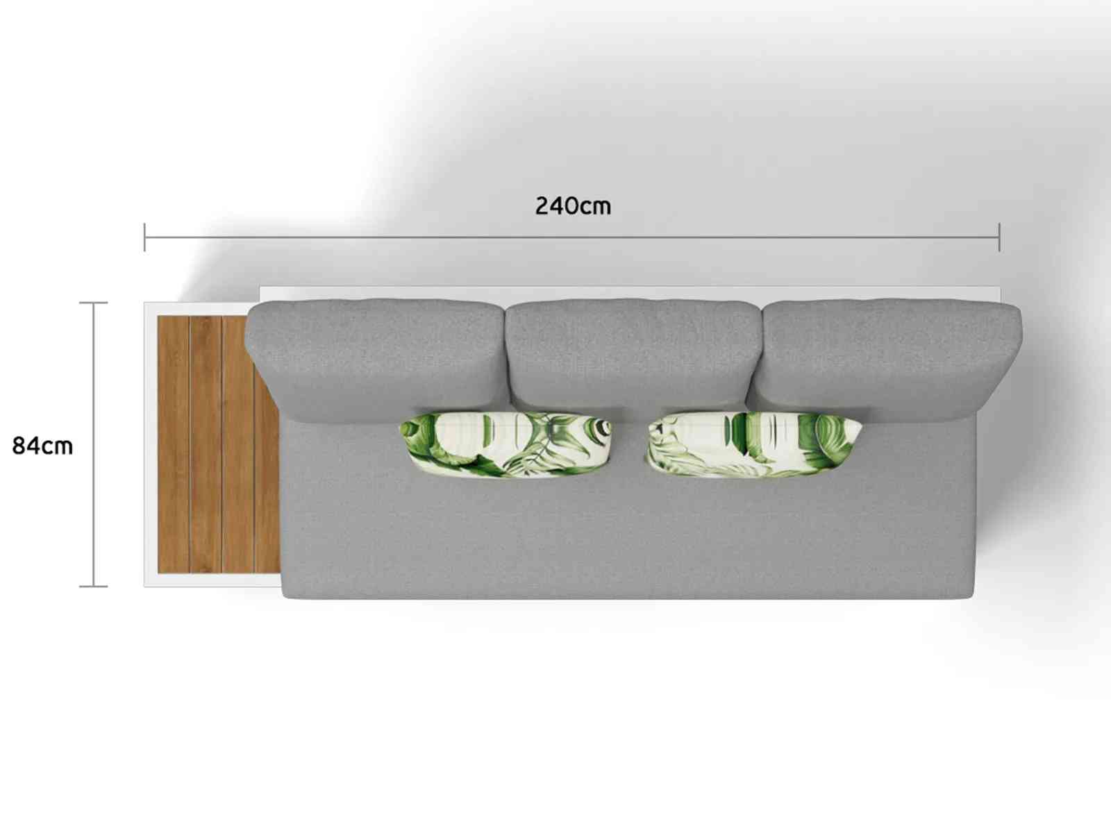 Aspen 5 Seater Outdoor Teak Platform Lounge Setting image 2