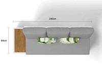 Aspen 5 Seater Outdoor Teak Platform Lounge Setting image 2