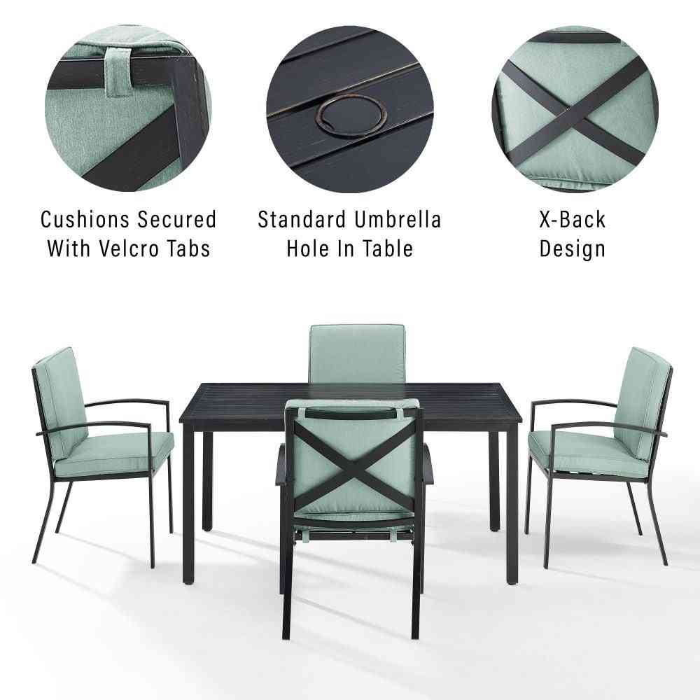Kaplan 5pc Outdoor Dining Set image 5