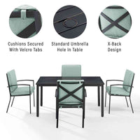 Kaplan 5pc Outdoor Dining Set image 5
