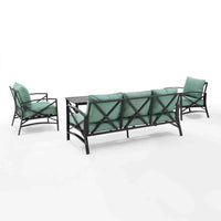 Kaplan 4pc Outdoor Metal Sofa Set image 8