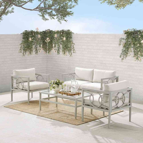 Ashford 4pc Outdoor Loveseat Patio Furniture Set image 1