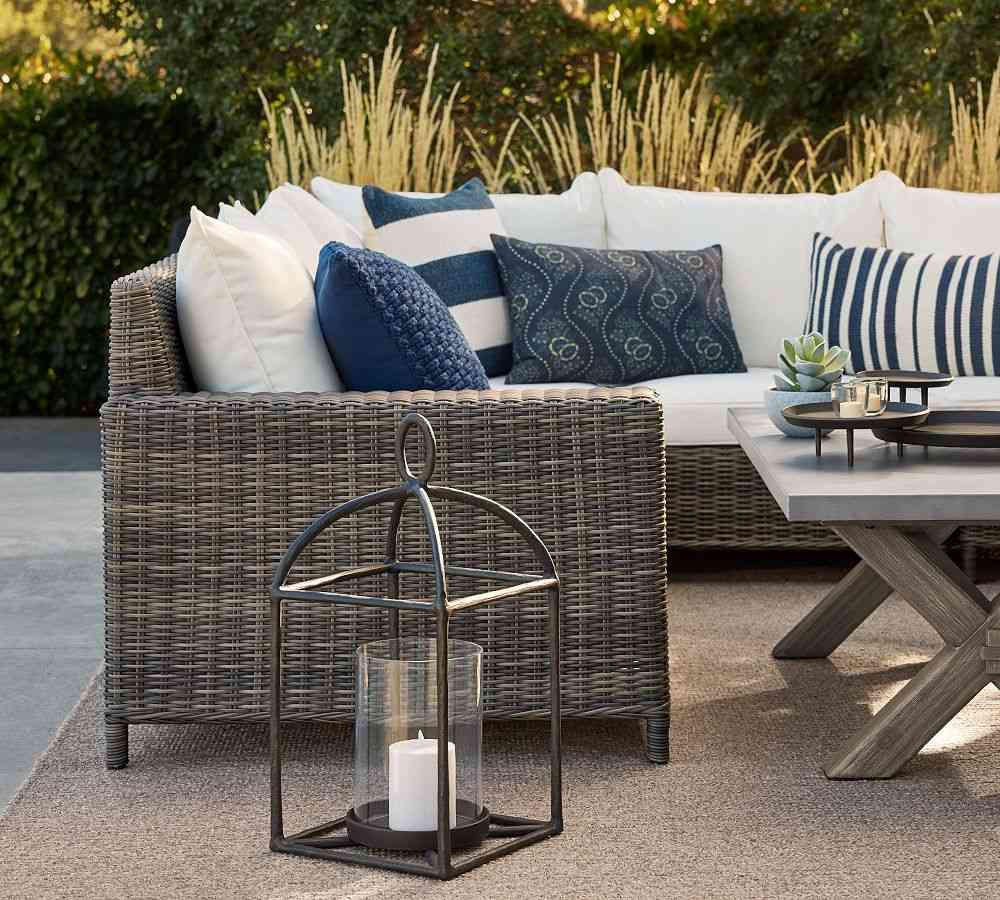 Fallon Forged-Iron Outdoor Lantern- Pair image 15