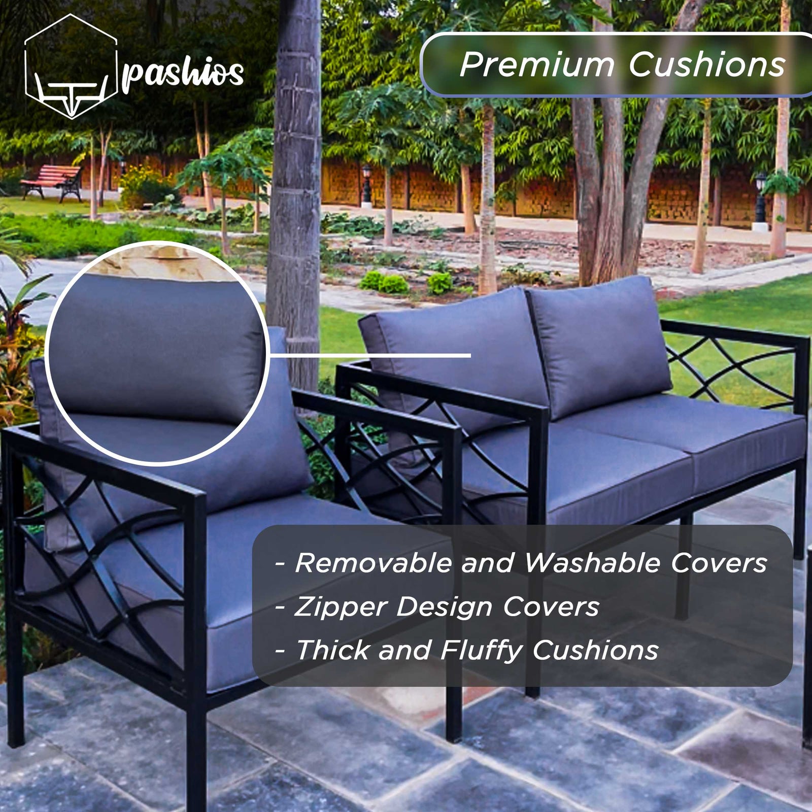 Elegante Contemporary Set - 6 Seater image 8