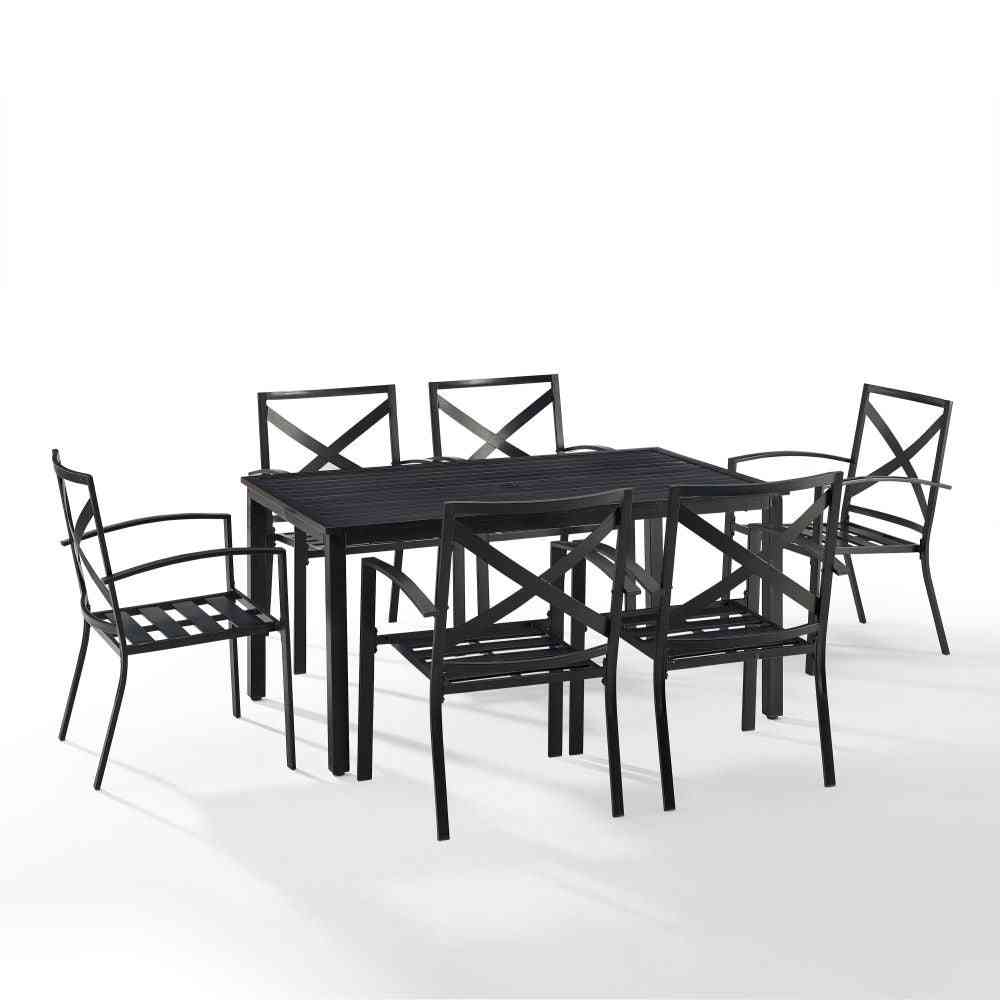 Kaplan 7pc Outdoor Dining Set image 8