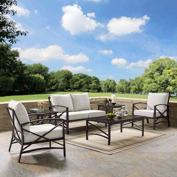 Kaplan 6pc Outdoor Loveseat Patio Furniture Set image 1