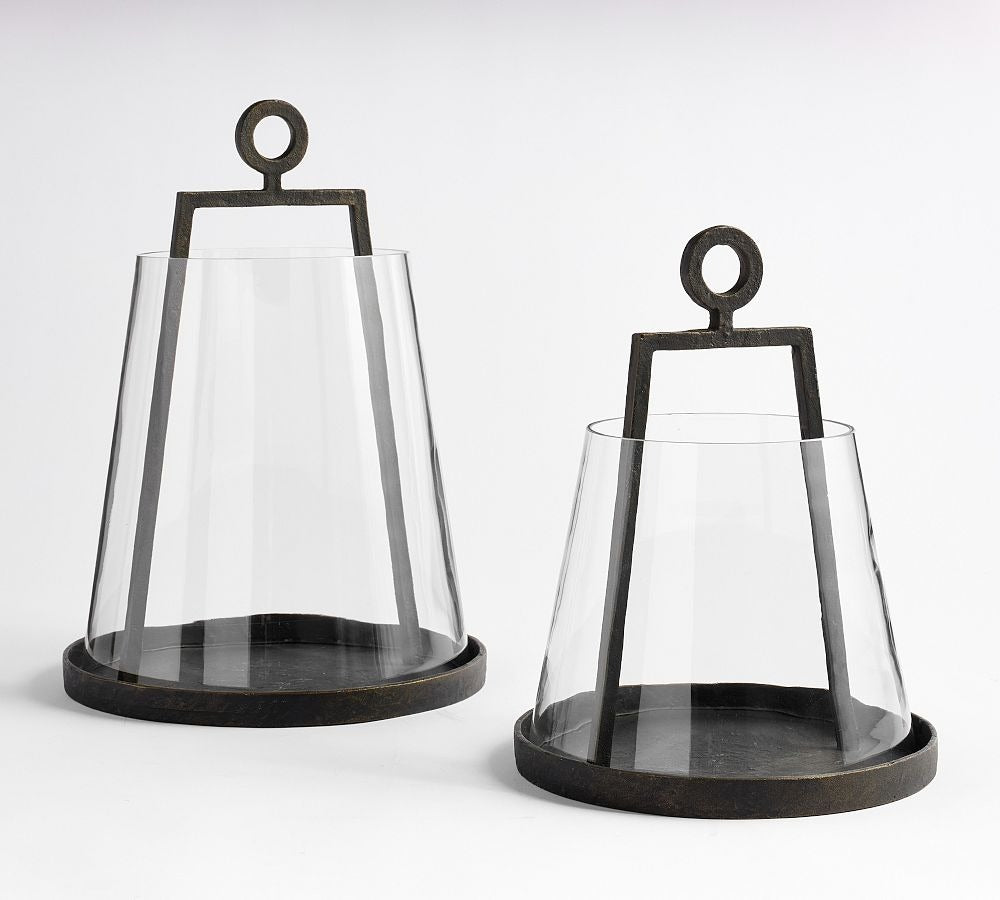 Easton Forged-Metal Outdoor Lantern-Pair image 10