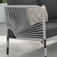 Prism 5-Seater Rope Weave Sofa Set