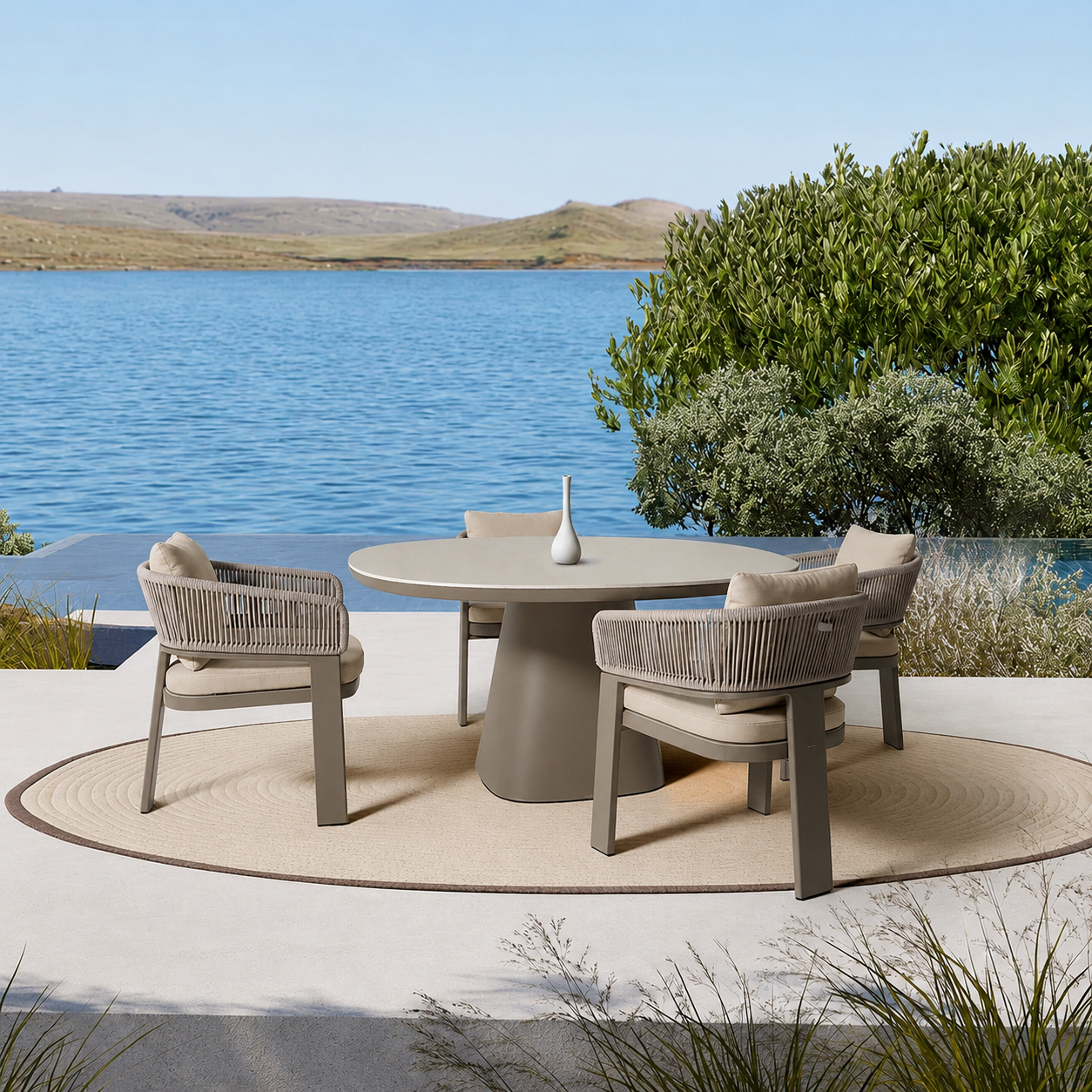 Cannes 4-Seater Dining Set